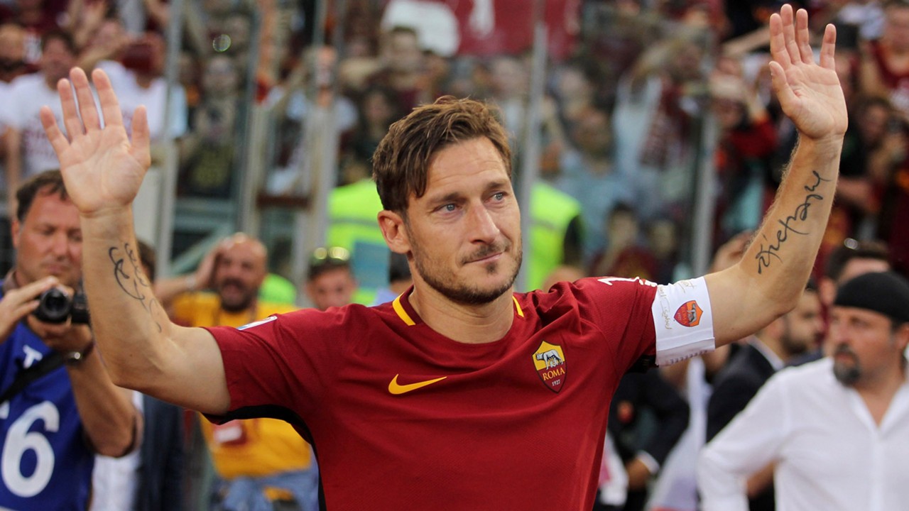 Lão tướng Francesco Totti biểu tượng của AS Roma